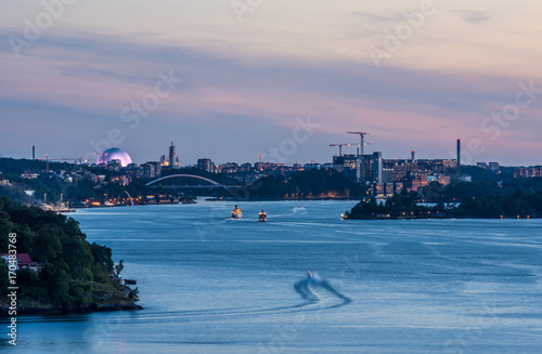 Photography En storslagen vy över Stockholms inlopp sett från några utkiksplatser på Värmdö