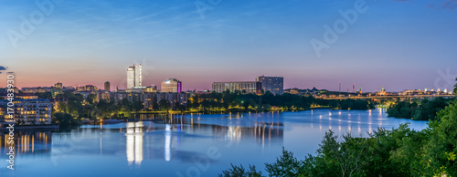 Photography En fin sommarnatt med ett magiskt ljus över Stockholm och Kungsholmen