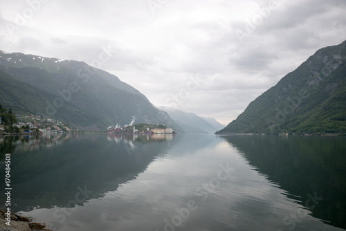 Norway - ideal fjord reflection in clear water © Raimond Klavins