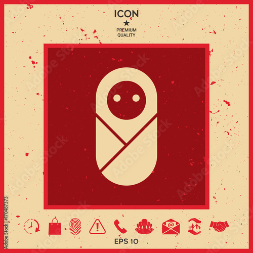 Infant, neonate, newborn icon
