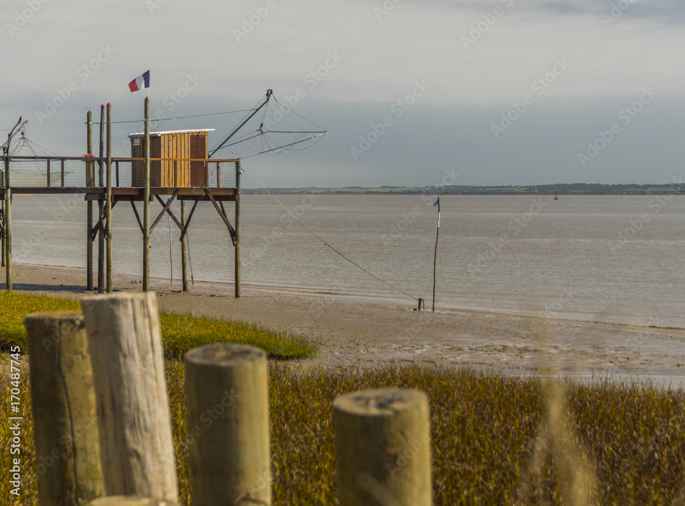 Carrelet du Médoc - Gironde - Aquitaine. Carrelet du Médoc - Gironde - Aquitaine.