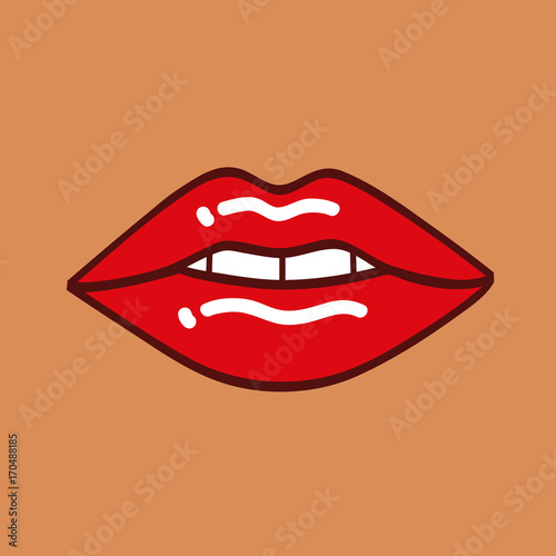 rote lippen frauenmund