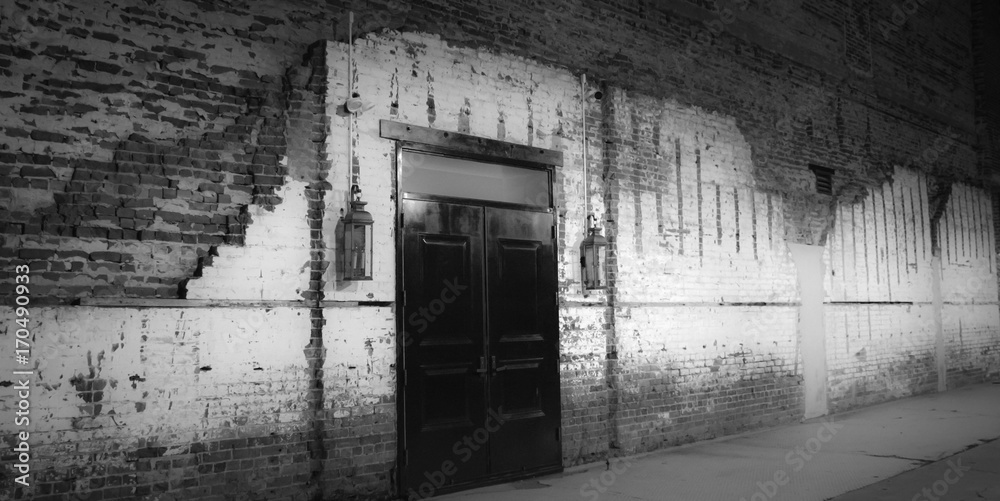 Obraz premium Antique Downtown Wall