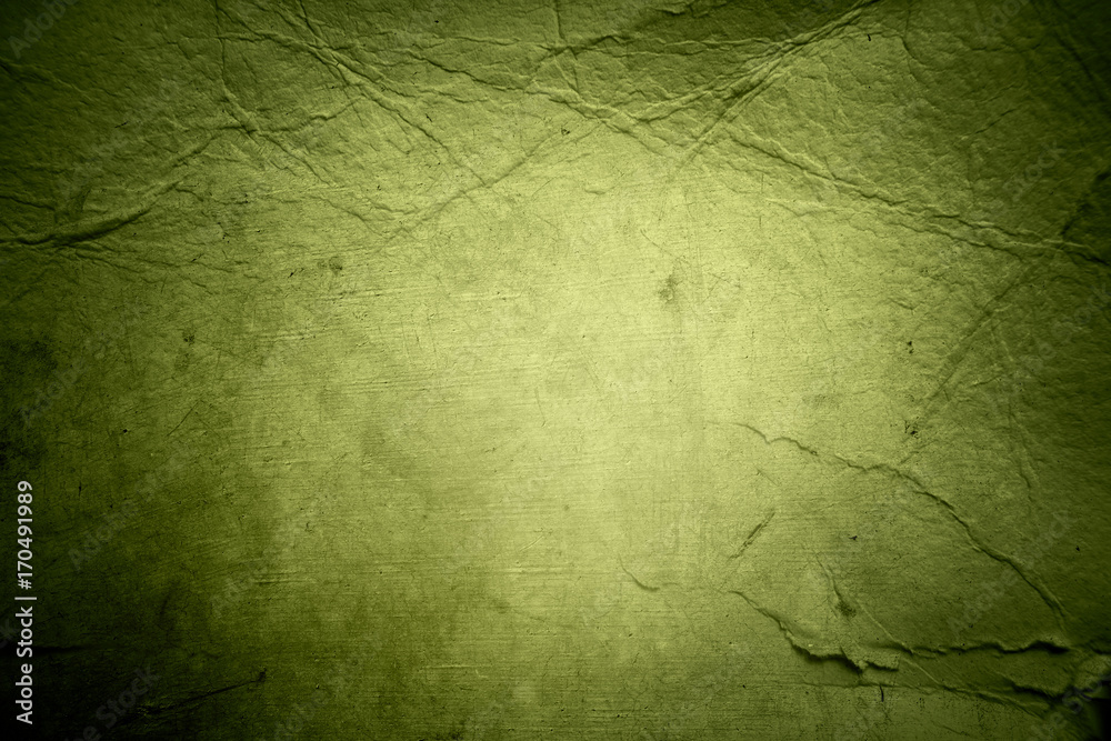 Green grunge paper texture background