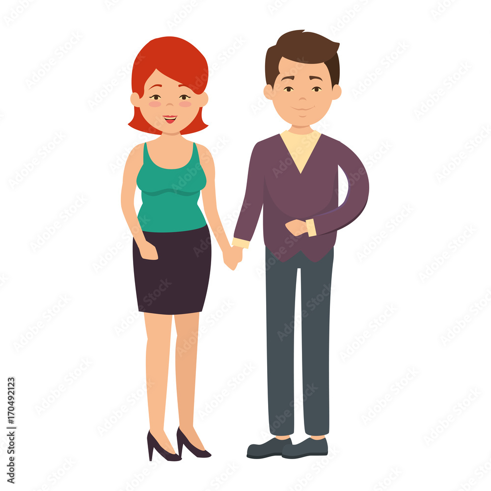 cute couple in love vector illustration design cute couple in love vector illustration design