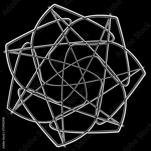 Cosmic geometry astrological star pattern symbols
