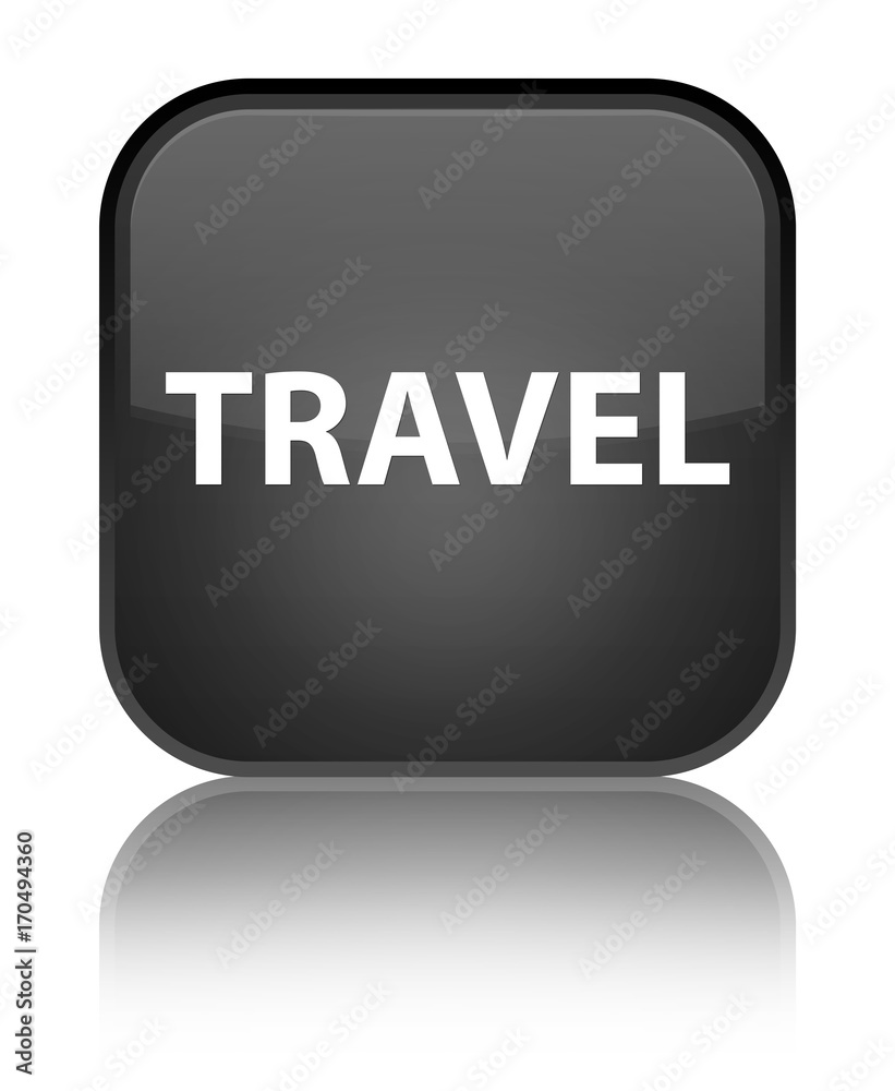 Travel special black square button Travel special black square button