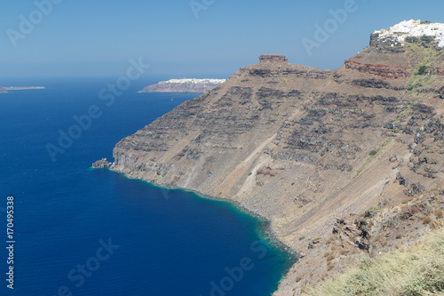 Caldera of Santorini island, Greece