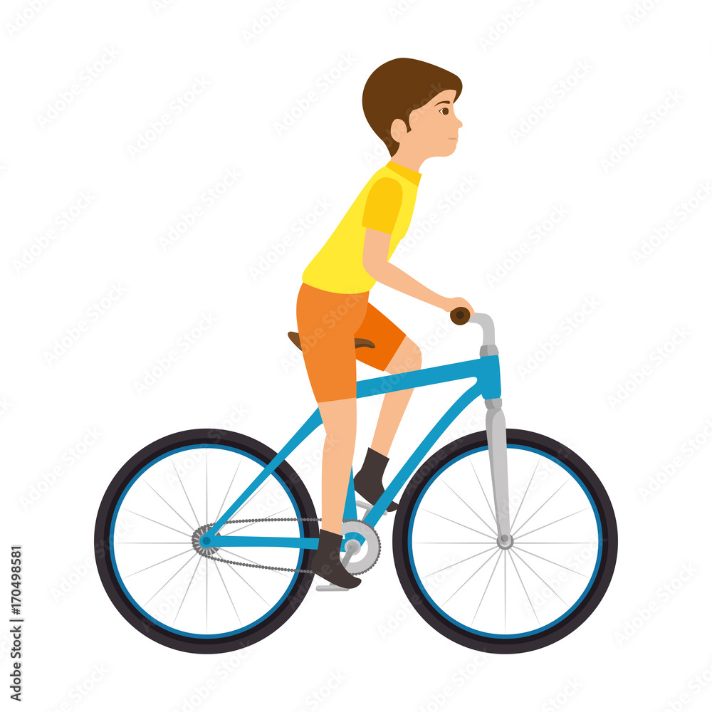 cycling man riding a bicycle vector illustration design cycling man riding a bicycle vector illustration design