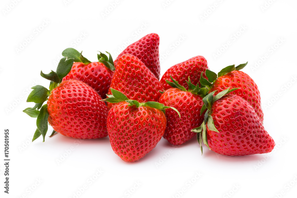 Strawberry isolated on white background. Fresh berry. Strawberry isolated on white background. Fresh berry.