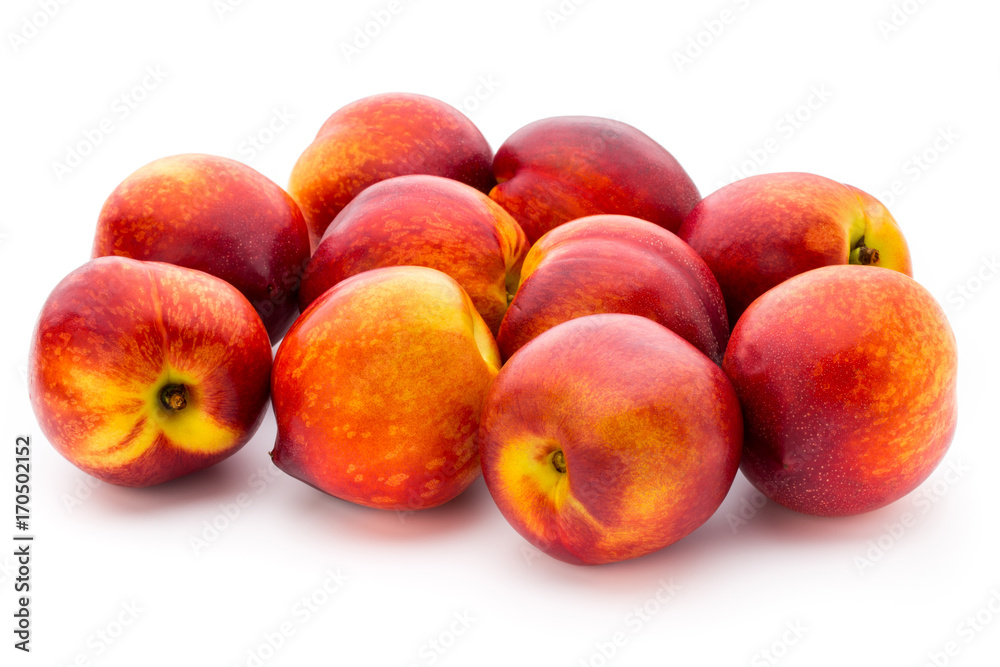 Peach. Fruit with isolated on white background. Peach. Fruit with isolated on white background.