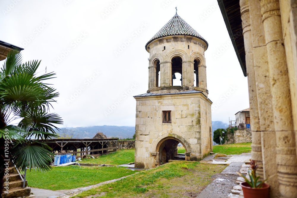 Gelati Monastery, a medieval monastic complex near Kutaisi, in the Imereti region of western Georgia.