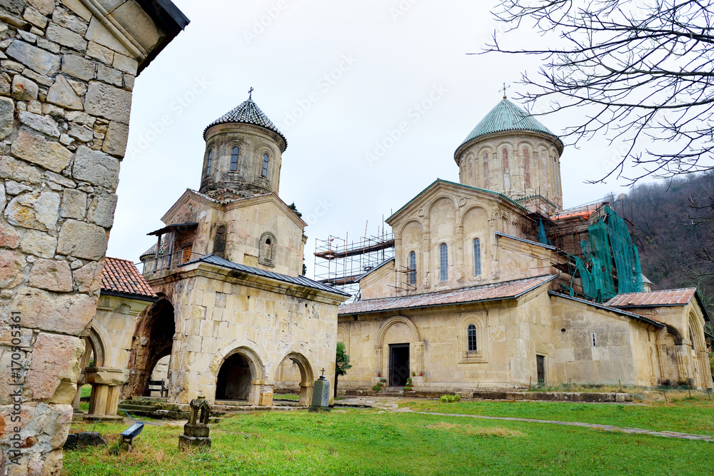Gelati Monastery, a medieval monastic complex near Kutaisi, in the Imereti region of western Georgia. Gelati Monastery, a medieval monastic complex near Kutaisi, in the Imereti region of western Georgia.