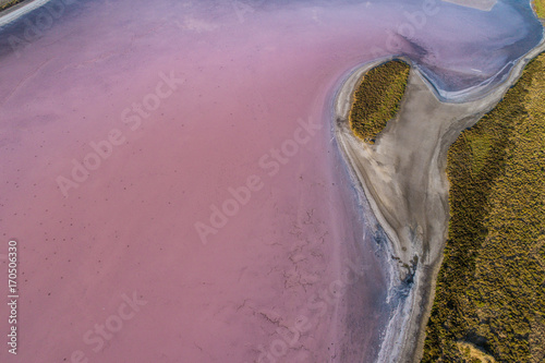Pink Lake, near Lake Albert
