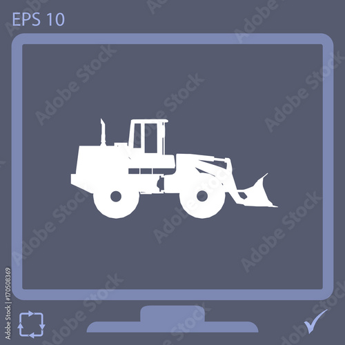 traktor vector icon