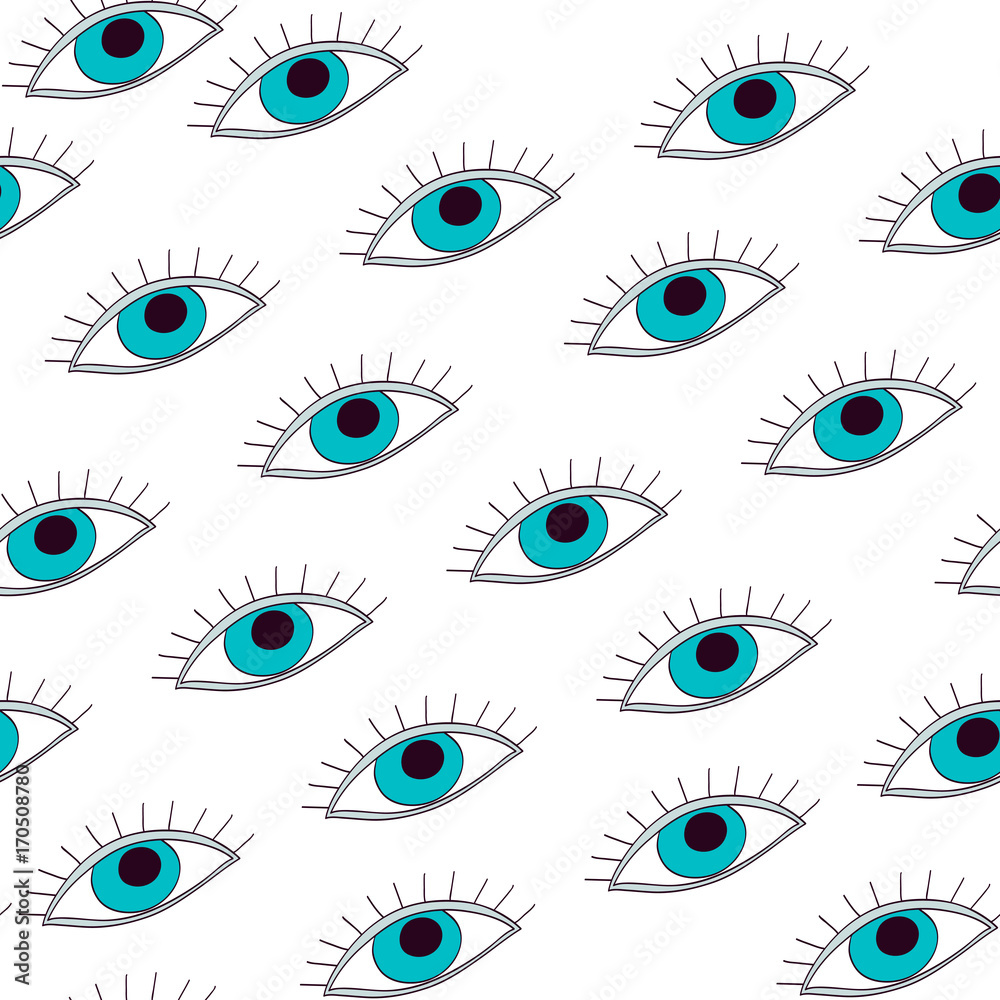 Obraz premium seamless pattern with eyes