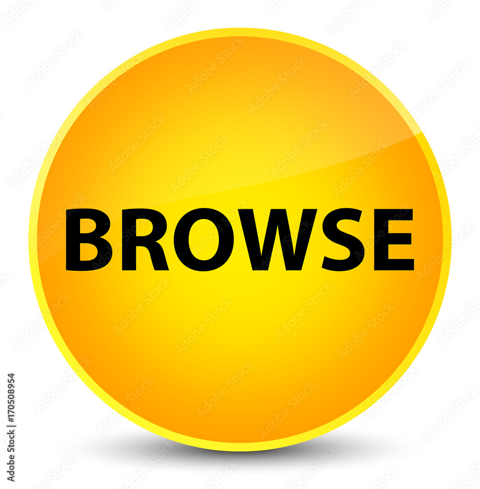 Browse elegant yellow round button