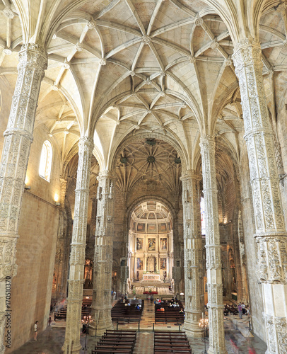 The Jeronimos Monastery or Hieronymites Monastery, is a former monastery of the Order of Saint Jerome near the Tagus River