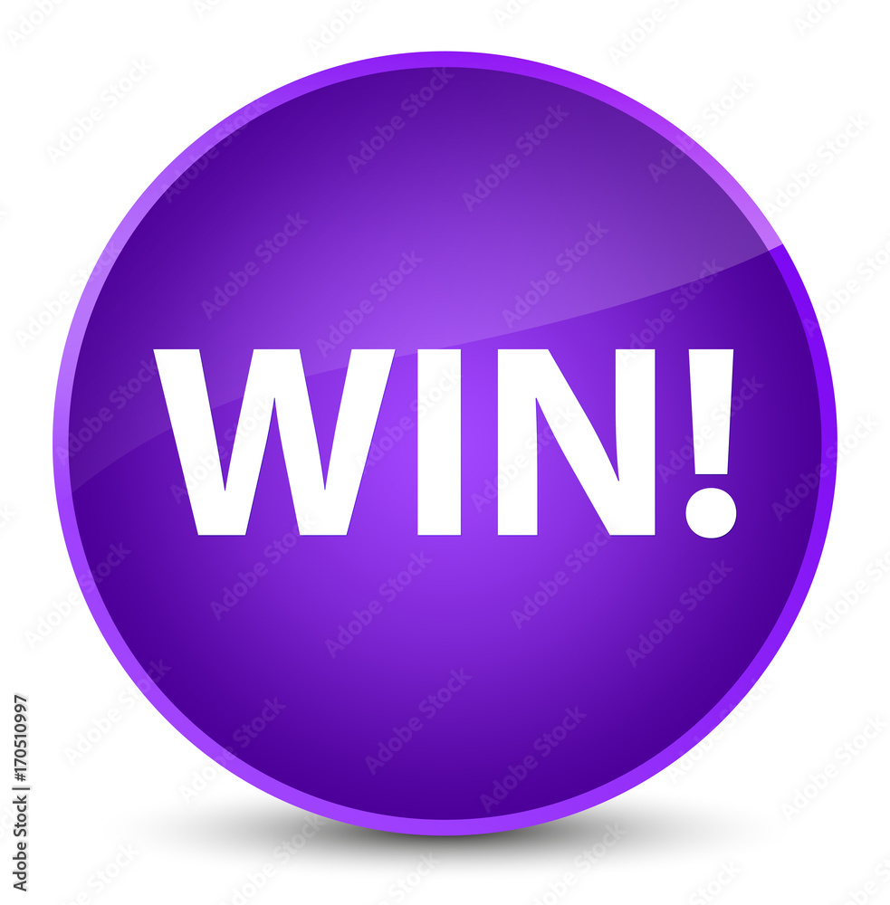 Win elegant purple round button Win elegant purple round button