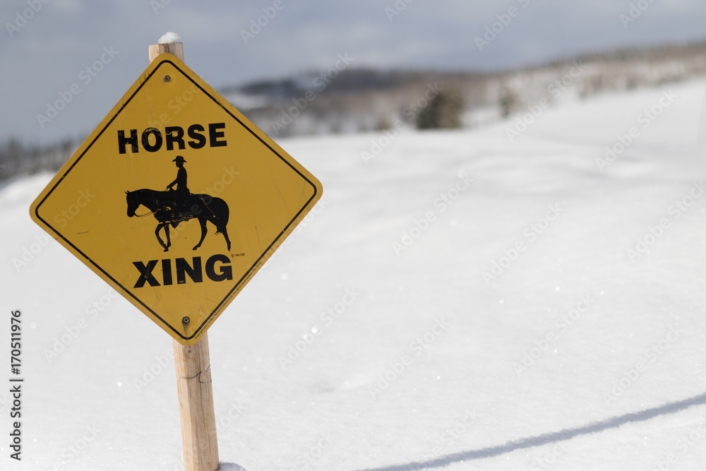 Horse sign