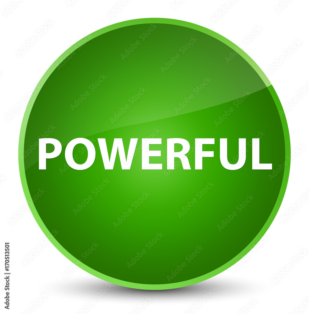 Powerful elegant green round button Powerful elegant green round button