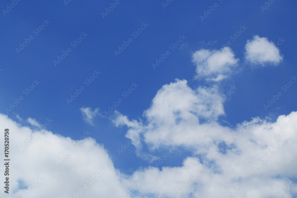 Blue sky with clouds. Blue sky with clouds.