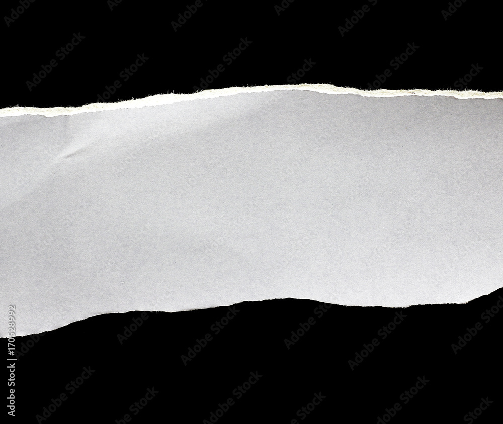 torn paper isolated on black background with copy space for text torn paper isolated on black background with copy space for text