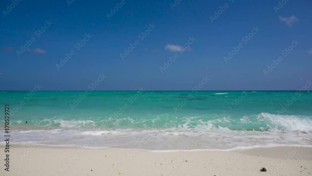 Beach, sea, sand,wave. Tropical beach, blue sky, clouds. Seascape ocean and beautiful beach paradise.Philippines 4K video Travel concept Beach, sea, sand,wave. Tropical beach, blue sky, clouds. Seascape ocean and beautiful beach paradise.Philippines 4K video Travel concept