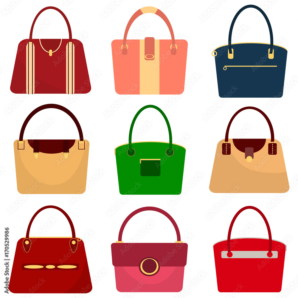 A set of women's handbags, a women's bag A set of women's handbags, a women's bag