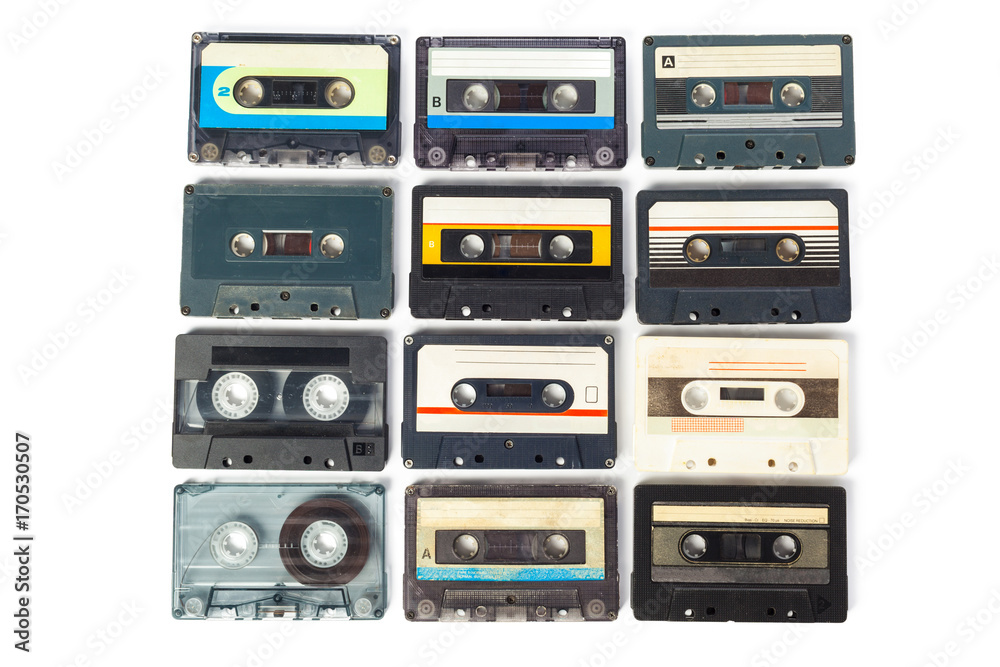 Obraz premium music audio tape