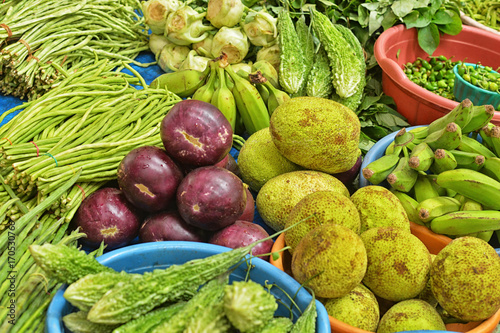 Various fruits and vegetables