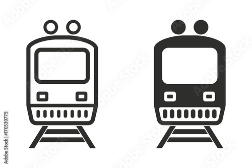 Metro vector icon.