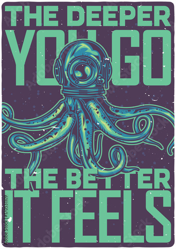 T-shirt or poster design