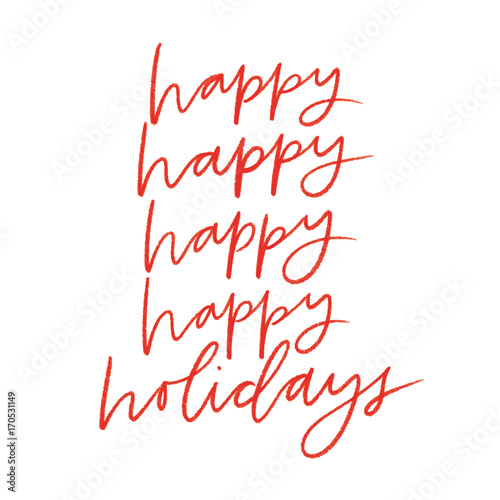 kbecca_vector_handlettering_red_manyhappyholidays