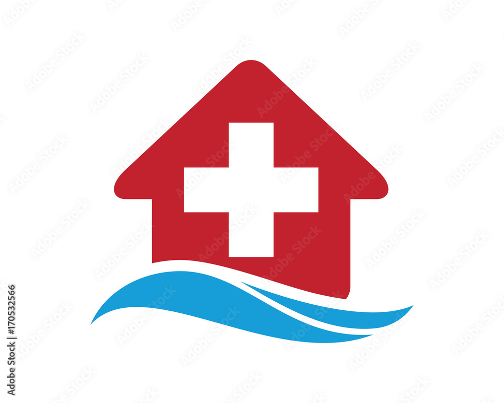 red house healthcare medical pharmacy icon image vector red house healthcare medical pharmacy icon image vector