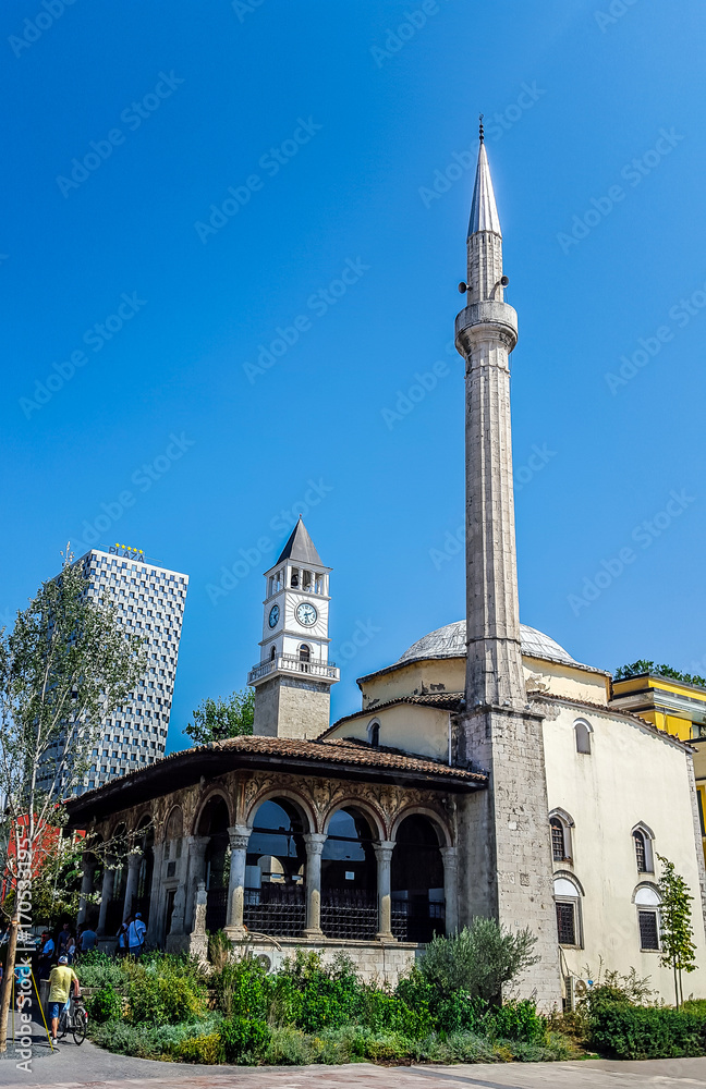 Et'hem Bey Mosque. Tirana, Albania
