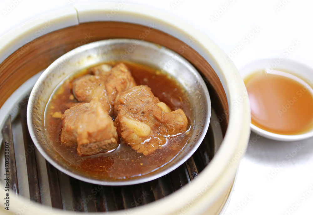 Dim Sum, steamed pork ribs. Dim Sum, steamed pork ribs.