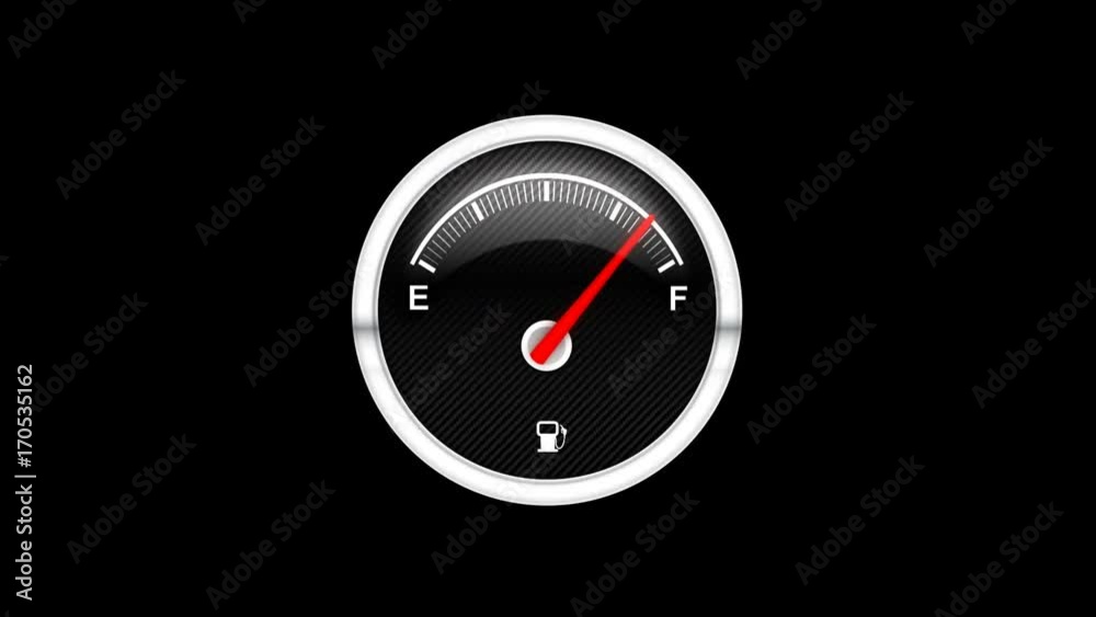 4K Animation Car Fuel Dashboard moving up and down pin needle fuel full and empty 4K Animation Car Fuel Dashboard moving up and down pin needle fuel full and empty