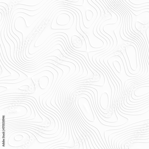 Abstract white topographic ...