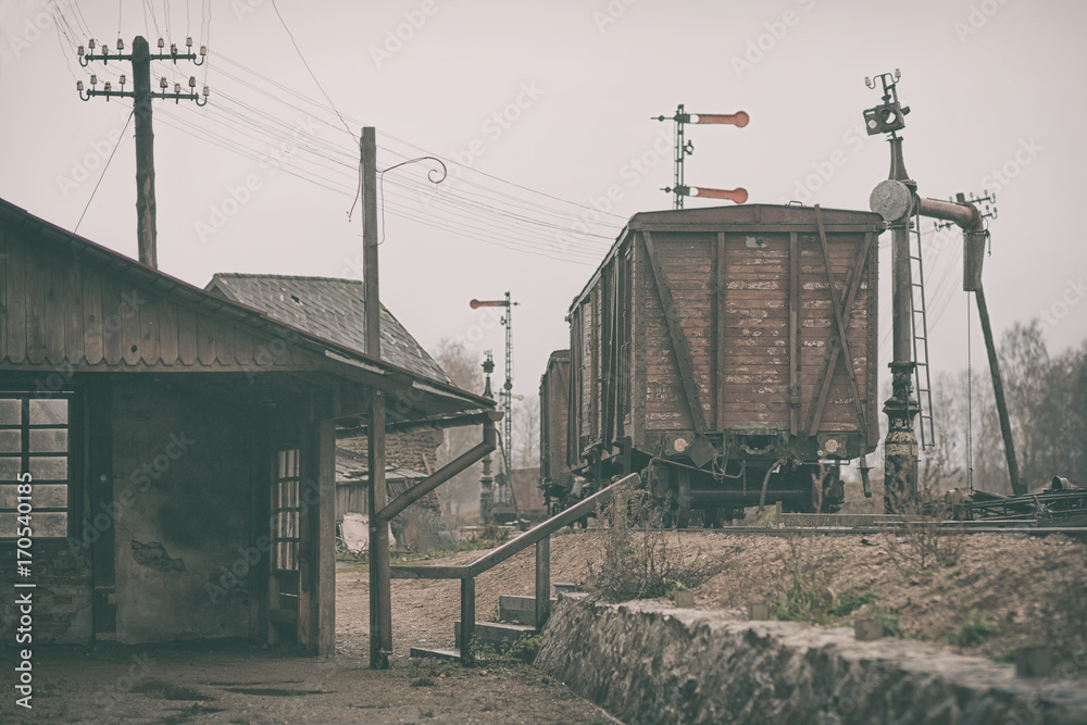 Fotografie Ancient railway station
