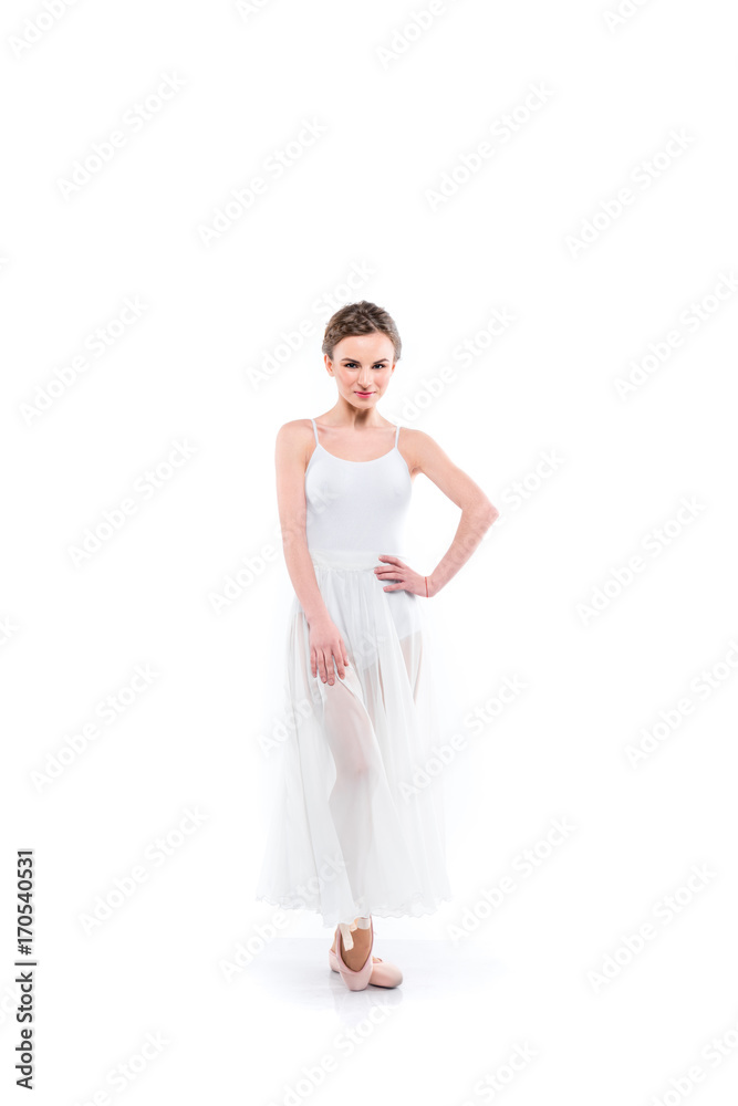 ballet dancer in white tutu