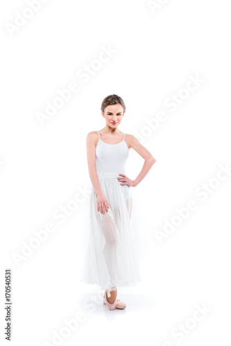 ballet dancer in white tutu © LIGHTFIELD STUDIOS
