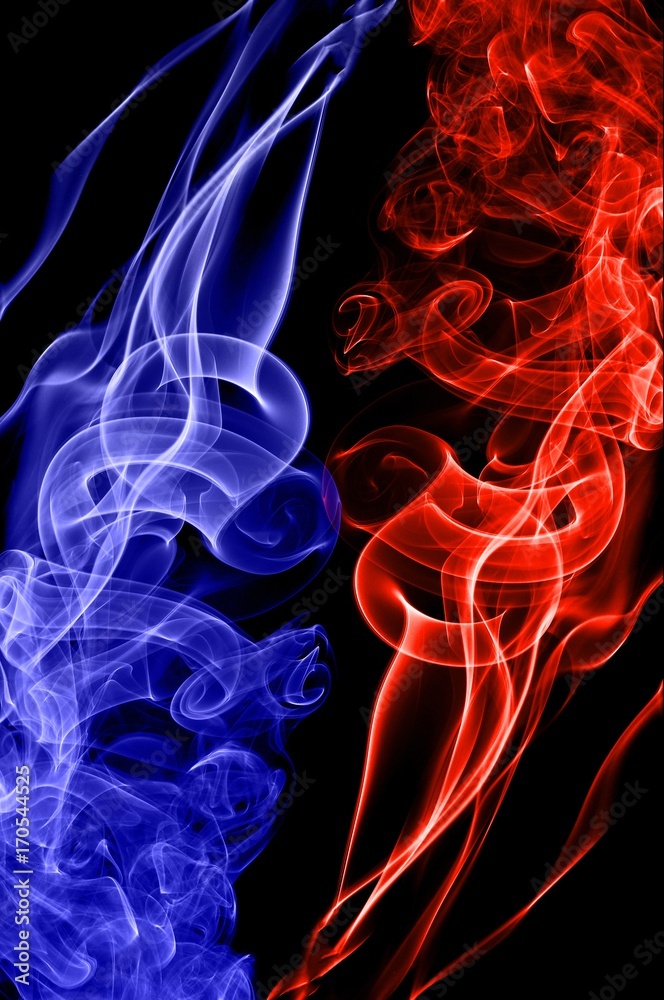 red fire and blue fire background,Red and blue fire on balck background Stock Photo Adobe Stock