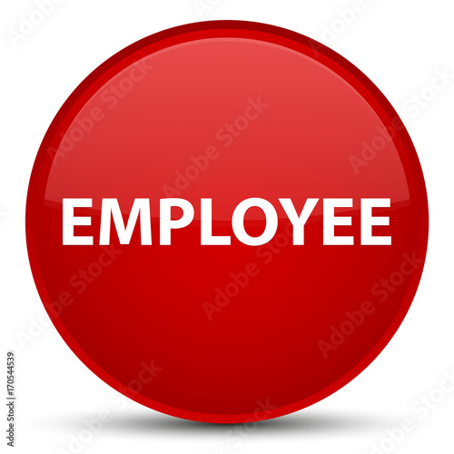 Employee special red round button