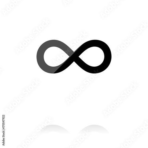 farbiges Symbol - Unendlichkeits-Symbol