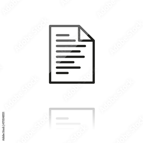 farbiges Symbol - Dokument