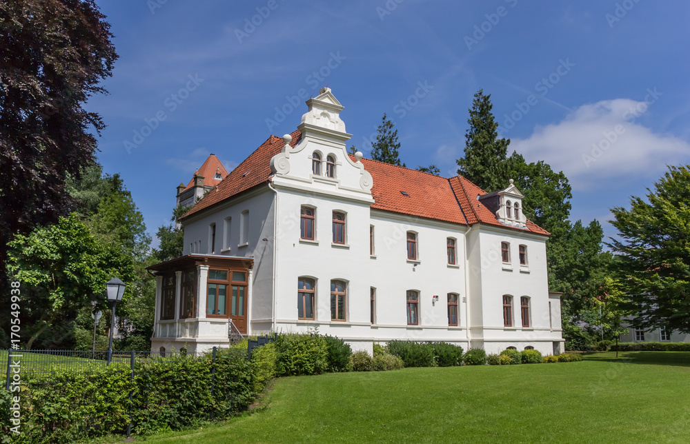 Little castle in the historical center of Aurich