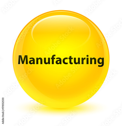 Manufacturing glassy yellow round button