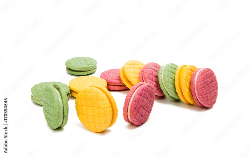 fruit biscuits isolated fruit biscuits isolated
