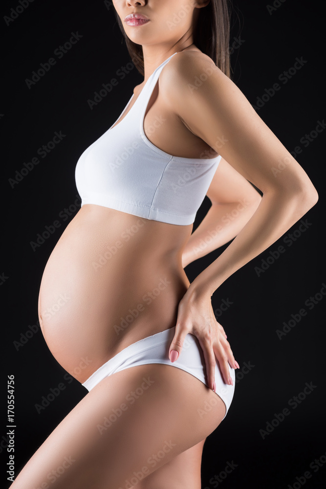 Fototapeta premium belly of pregnant woman